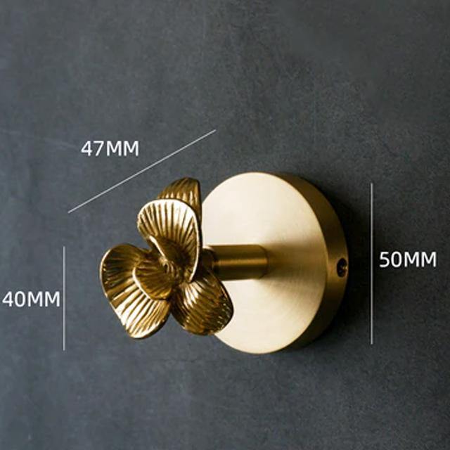 Decorative Wall Hook Handmade Solid Brass Animal Head