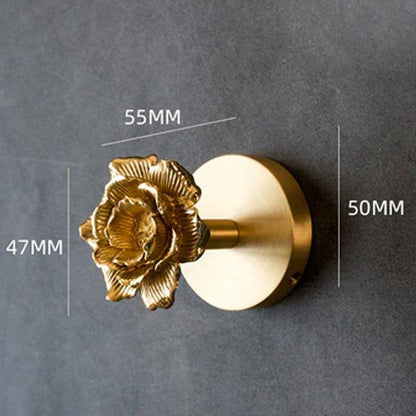 Decorative Wall Hook Handmade Solid Brass Animal Head