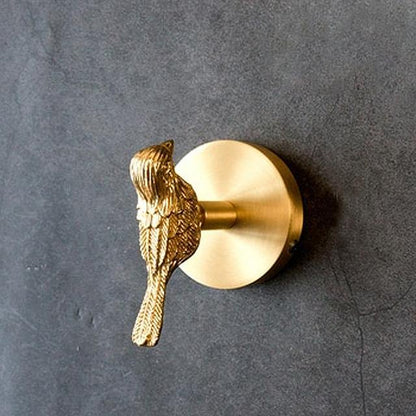 Decorative Wall Hook Handmade Solid Brass Animal Head