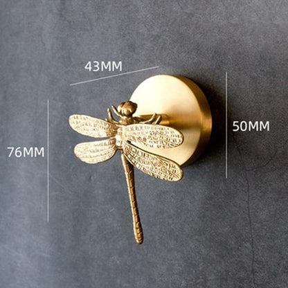Decorative Wall Hook Handmade Solid Brass Animal Head