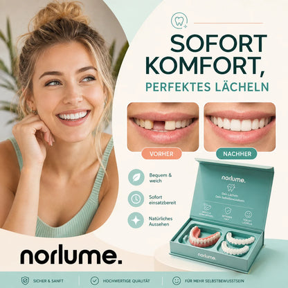Denture Set Flexible Silicone Upper & Lower