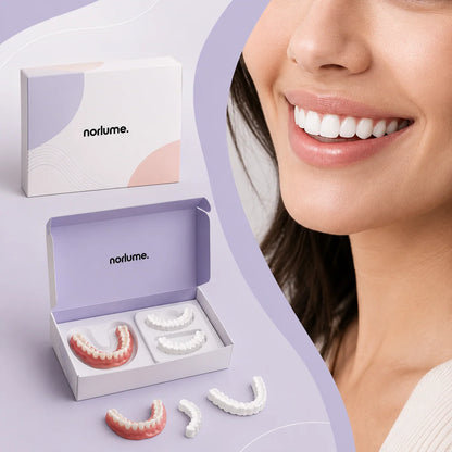 Denture Set Flexible Silicone Upper & Lower