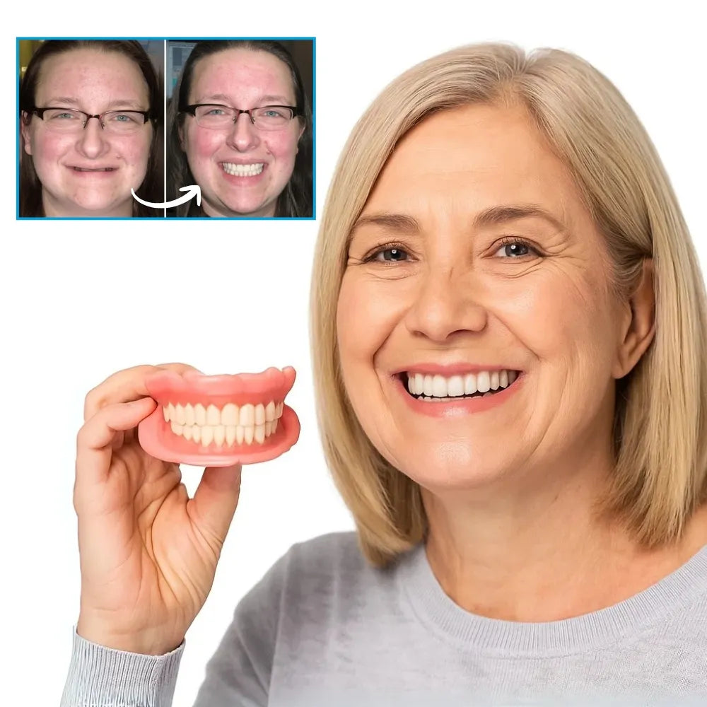 Denture Set Heat-Moldable Custom Fit Upper & Lower