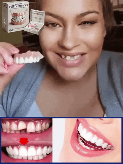 Denture Set Heat-Moldable Upper & Lower Reusable