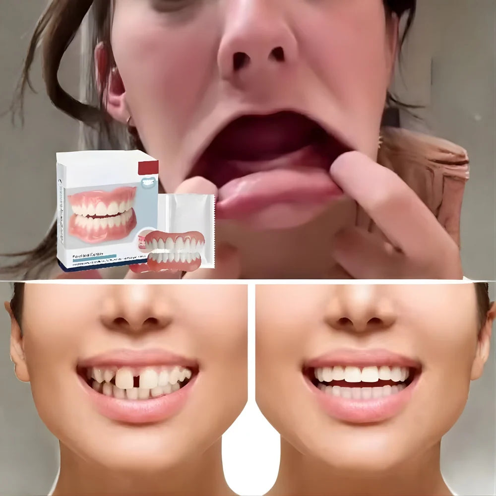 Denture Set Moldable Removable Upper & Lower