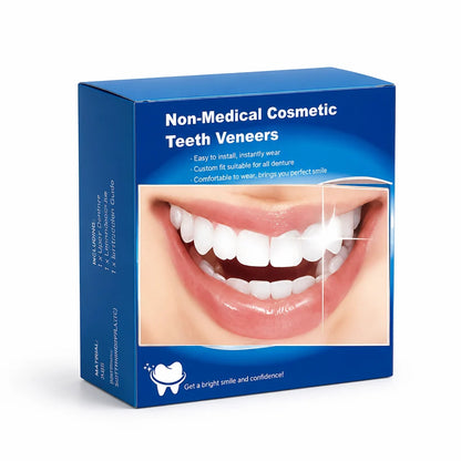 Denture Set Realistic Upper & Lower Teeth 3-Piece