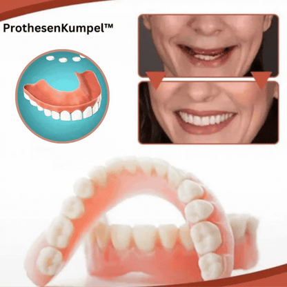 Denture Set Silicone Upper & Lower Reusable