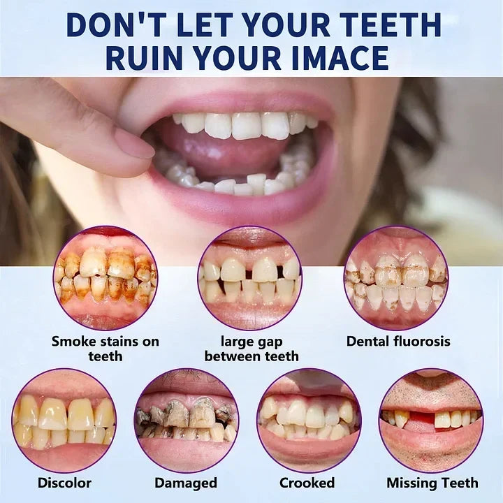 Dentures Flexible Full or Partial Fit Natural-Looking