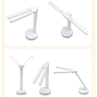 Desk Lamp Foldable Tripod Rechargeable & Dimmable