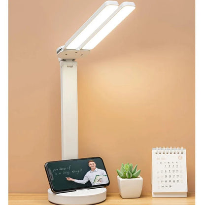 Desk Lamp Foldable Tripod Rechargeable & Dimmable