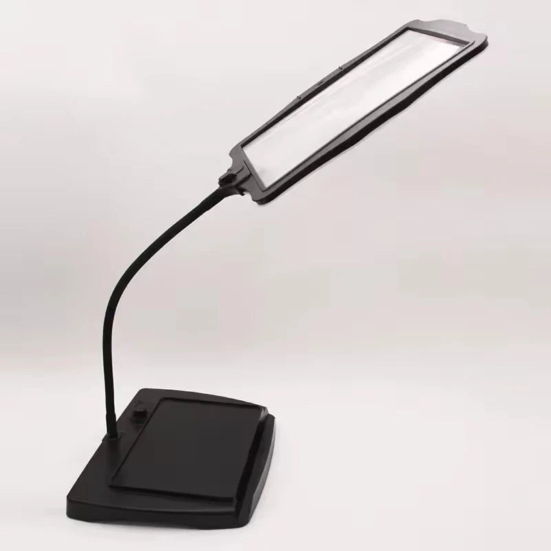 Desk Magnifying Lamp 48 LED USB Rechargeable Flexible Arm