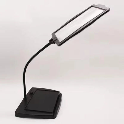 Desk Magnifying Lamp 48 LED USB Rechargeable Flexible Arm