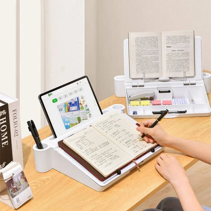 Desktop Organizer Reading Stand & Erasable Whiteboard