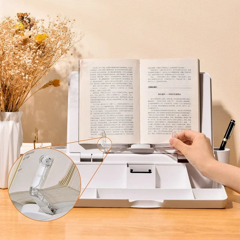 Desktop Organizer Reading Stand & Erasable Whiteboard