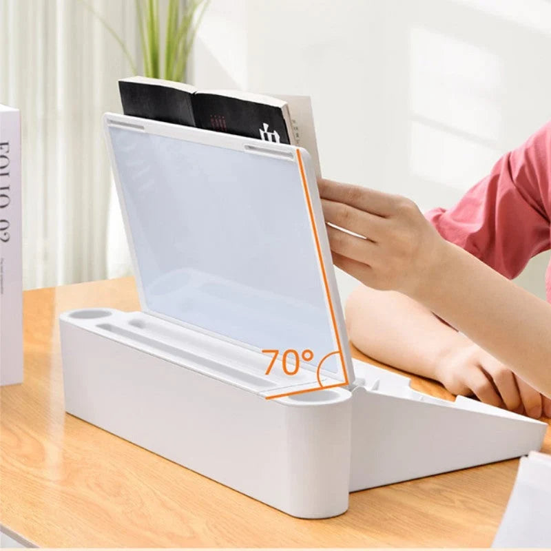 Desktop Organizer Reading Stand & Erasable Whiteboard