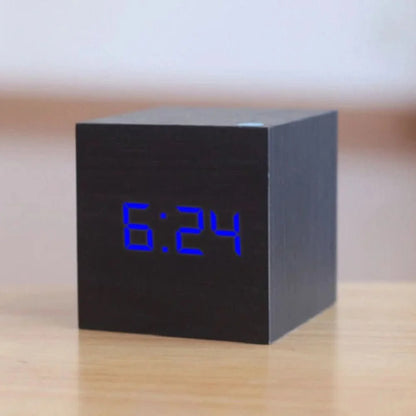 Digital Alarm Clock LED Display With Temperature & Auto Night Mode
