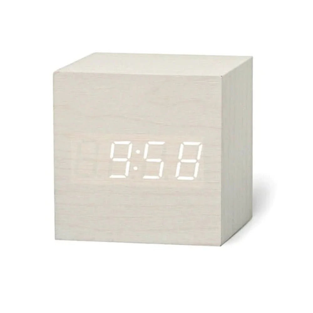 Digital Alarm Clock LED Display With Temperature & Auto Night Mode