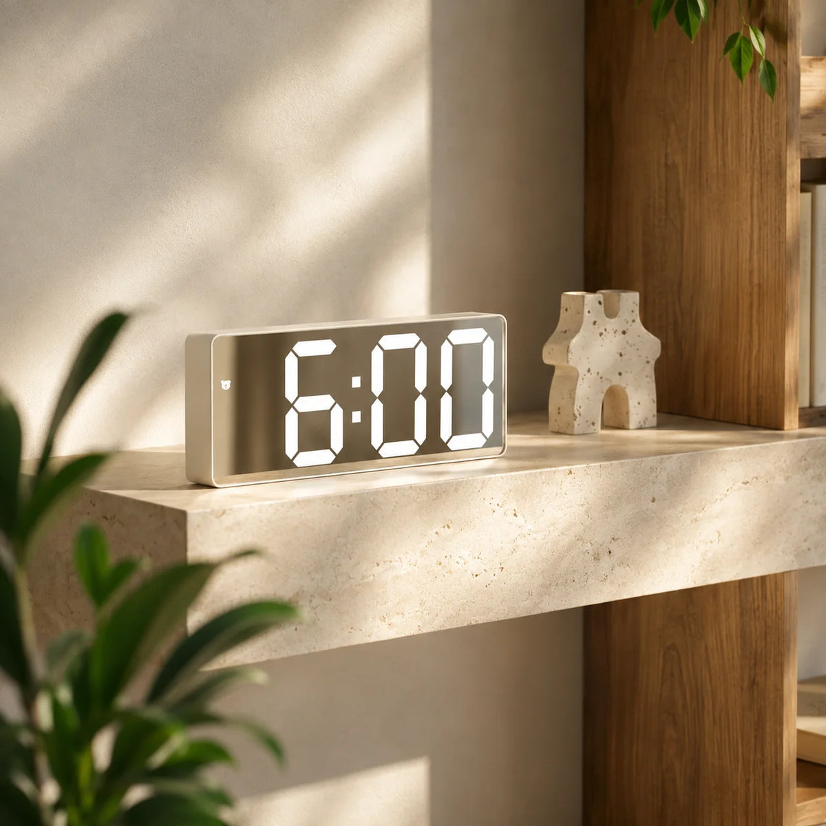 Digital Alarm Clock LED Time, Date & Temperature