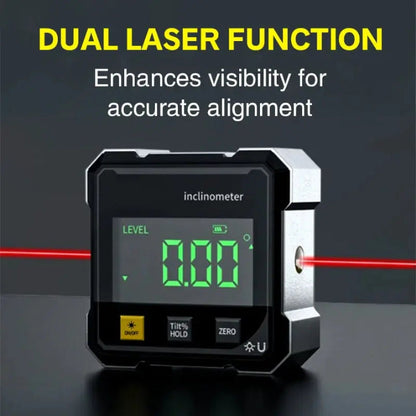 Digital Angle Meter High-Precision Laser & Magnetic Base