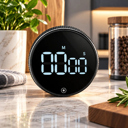 Digital Kitchen Timer Large Display Magnetic Back