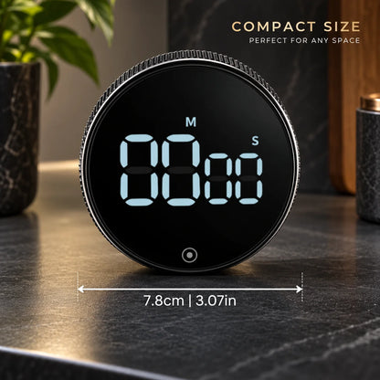Digital Kitchen Timer Large Display Magnetic Back