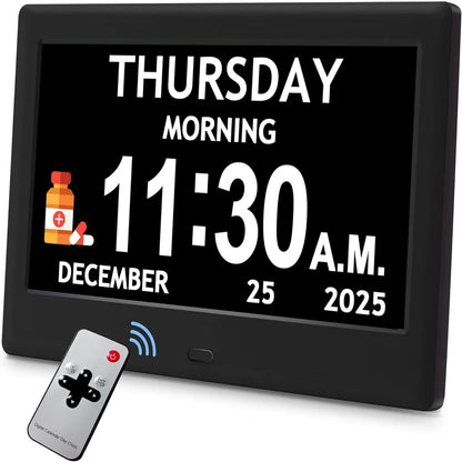 Digital Routine Clock Large Display 8 Activity Reminders