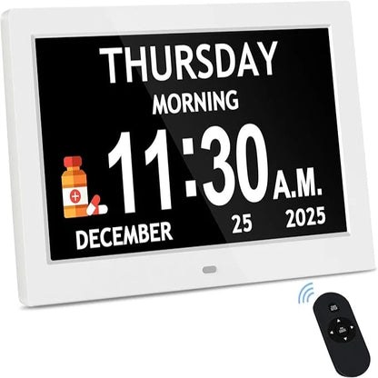 Digital Routine Clock Large Display 8 Activity Reminders