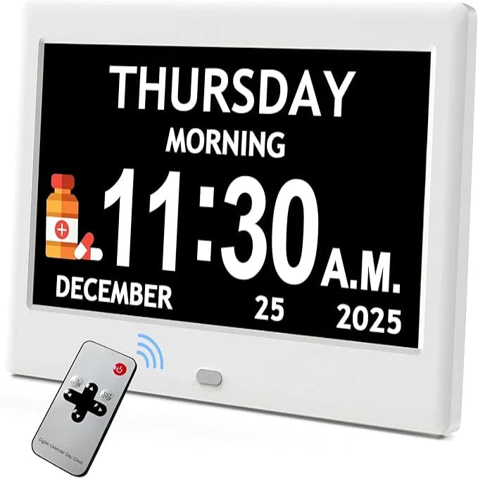 Digital Routine Clock Large Display 8 Activity Reminders