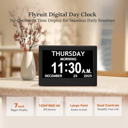 Digital Routine Clock Large Display 8 Activity Reminders