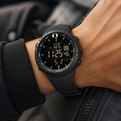 Digital Sports Watch Waterproof & Shock-Resistant LED Backlight