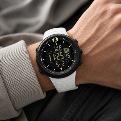Digital Sports Watch Waterproof & Shock-Resistant LED Backlight