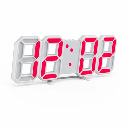 Dimmable 3D LED Wall Clock (Remote Control, USB Powered)