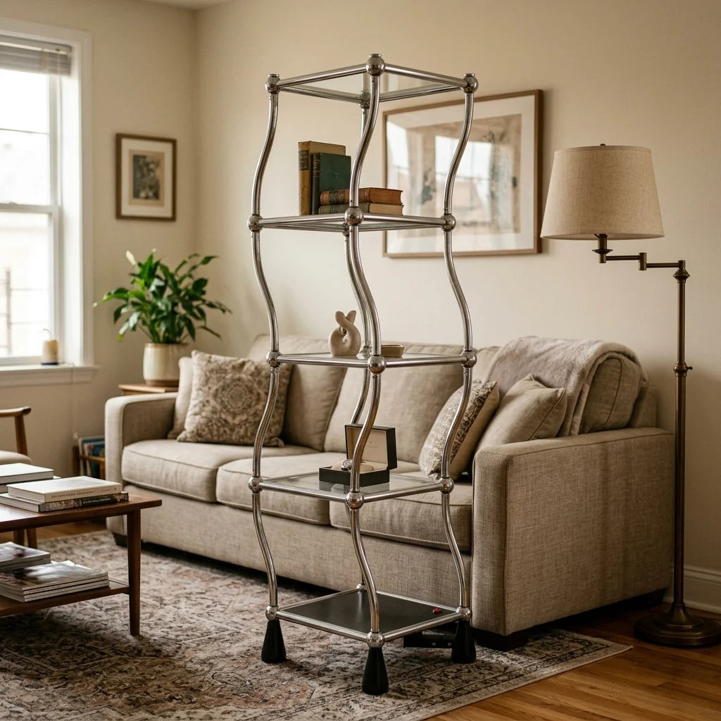 Display Shelf Motorized Rotating 5-Tier