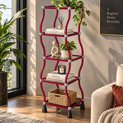 Display Shelf Motorized Rotating 5-Tier