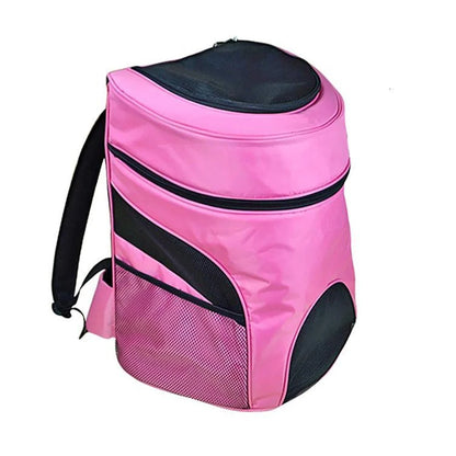 Dog Backpack Carrier Breathable Zippered Access Travel-Ready