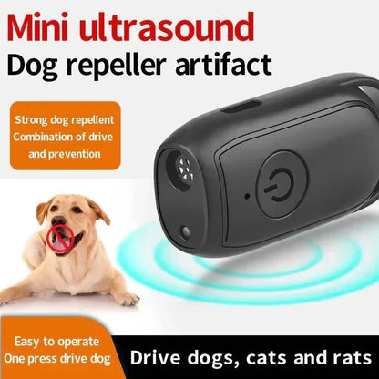 Dog Bark Repeller Ultrasonic Portable Single-Button Activation