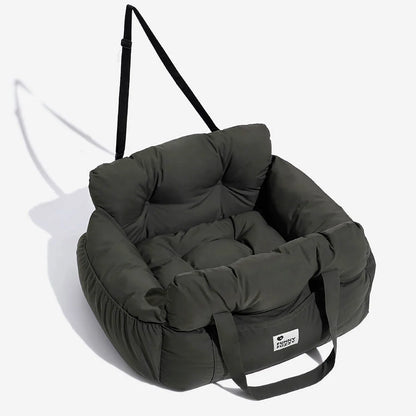 Dog Car Bed Padded Machine-Washable Side Pockets & Handles