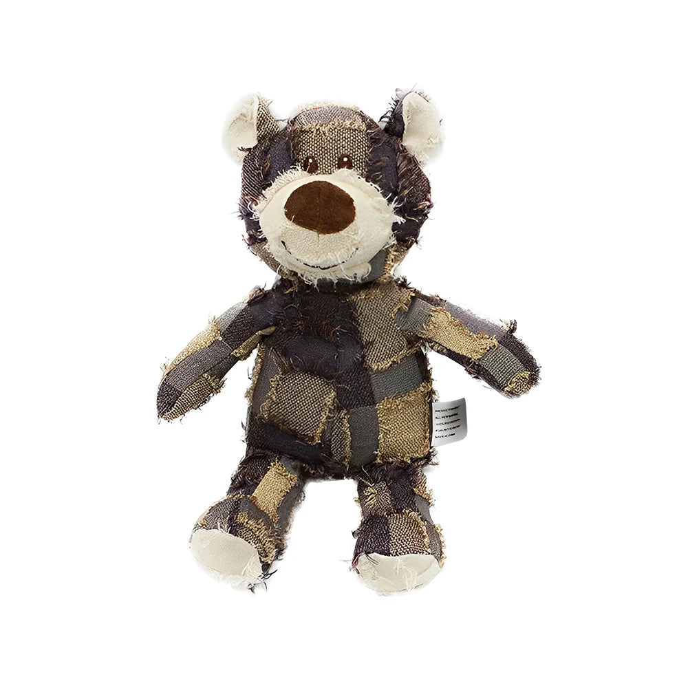 Dog Chew Toy Durable Chew-Proof Cotton Plush & Squeaker