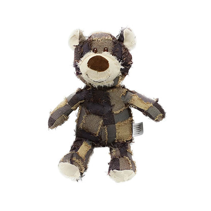 Dog Chew Toy Durable Chew-Proof Cotton Plush & Squeaker