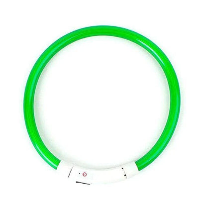 Dog Collar LED Light USB Rechargeable Three Modes