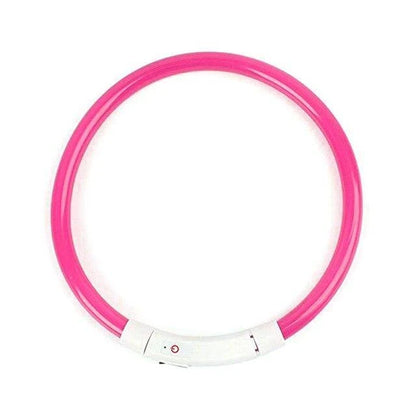 Dog Collar LED Light USB Rechargeable Three Modes