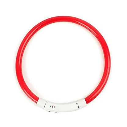 Dog Collar LED Light USB Rechargeable Three Modes