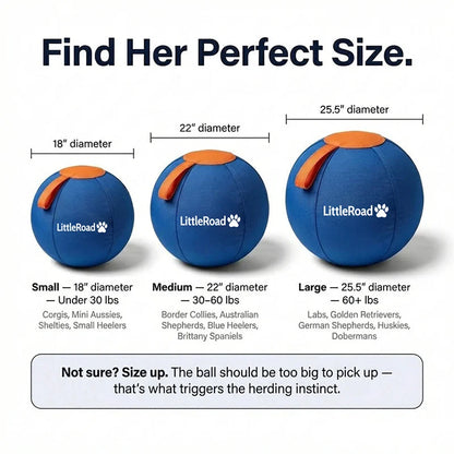 Dog Herding Ball Puncture-Resistant Cover Pump Included