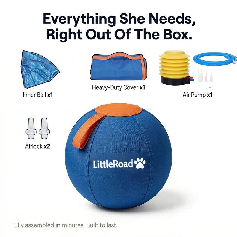 Dog Herding Ball Puncture-Resistant Cover Pump Included