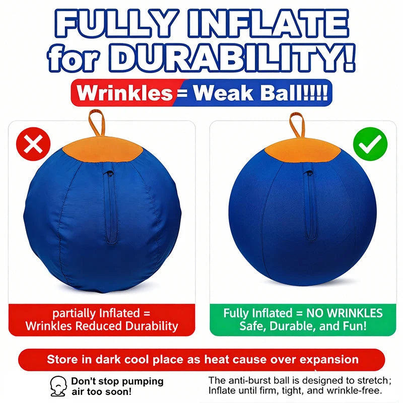 Dog Herding Ball Puncture-Resistant Cover Pump Included