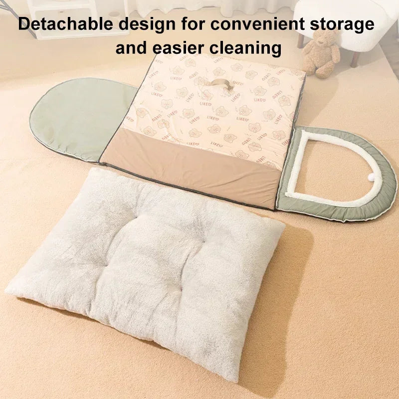 Dog House Insulated Cotton Machine Washable Detachable Cushion