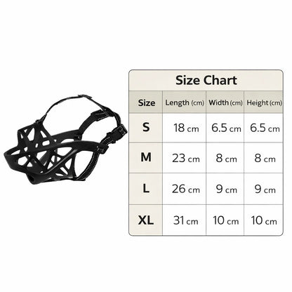 Dog Muzzle Soft Breathable Lightweight Comfort Fit
