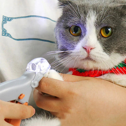 Dog Nail Clipper Safety Sensor & Ergonomic Handle