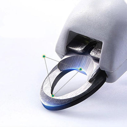 Dog Nail Clipper Safety Sensor & Ergonomic Handle
