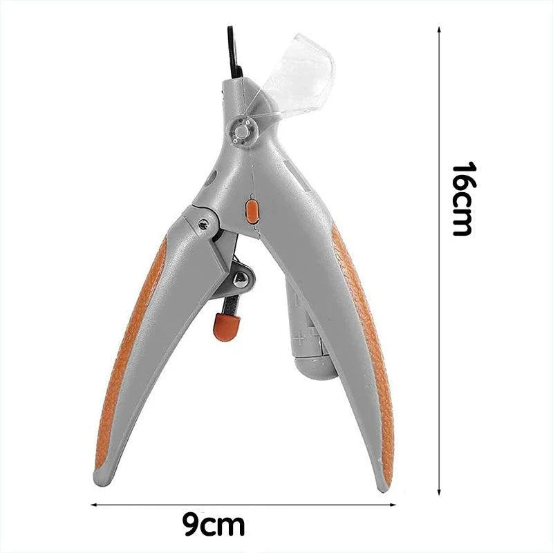 Dog Nail Clipper Safety Sensor & Ergonomic Handle